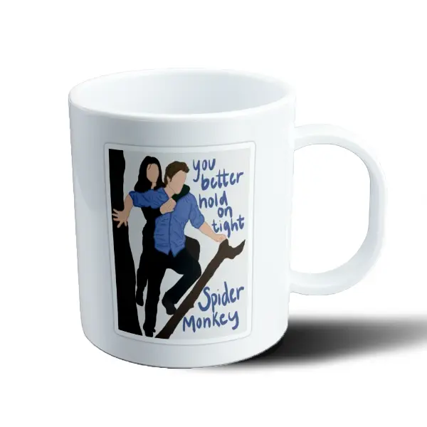 Taza de Plástico Crepúsculo Spider Monkey
