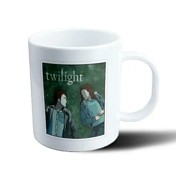 Taza de Plástico Crepusculo Edward y Bella