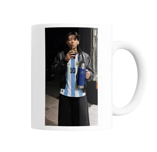Taza de Cerámica BTS Jungkook Mate Argentina