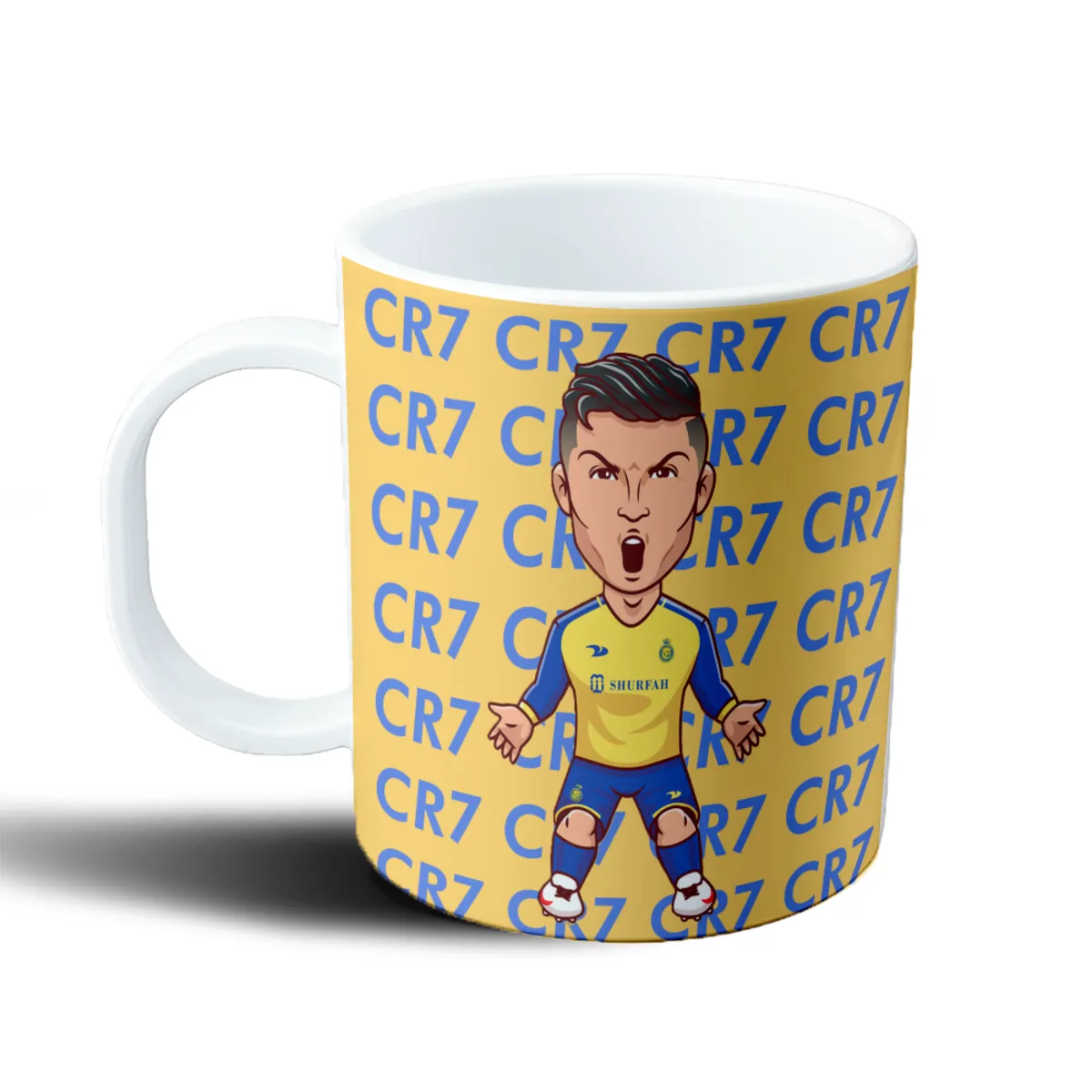 Taza de Plástico Cristiano Ronaldo CR7 Al Nassr Chibi - vista 2