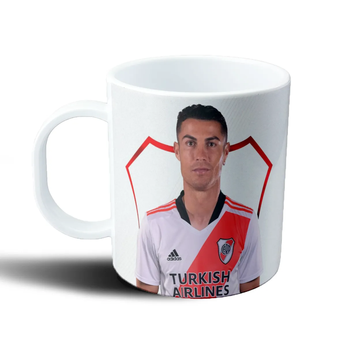 Taza de Plástico Cristiano Ronaldo River Plate - vista 2