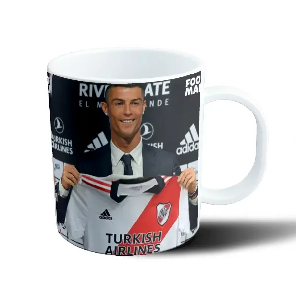 Taza de Plástico Cristiano Ronaldo River Plate