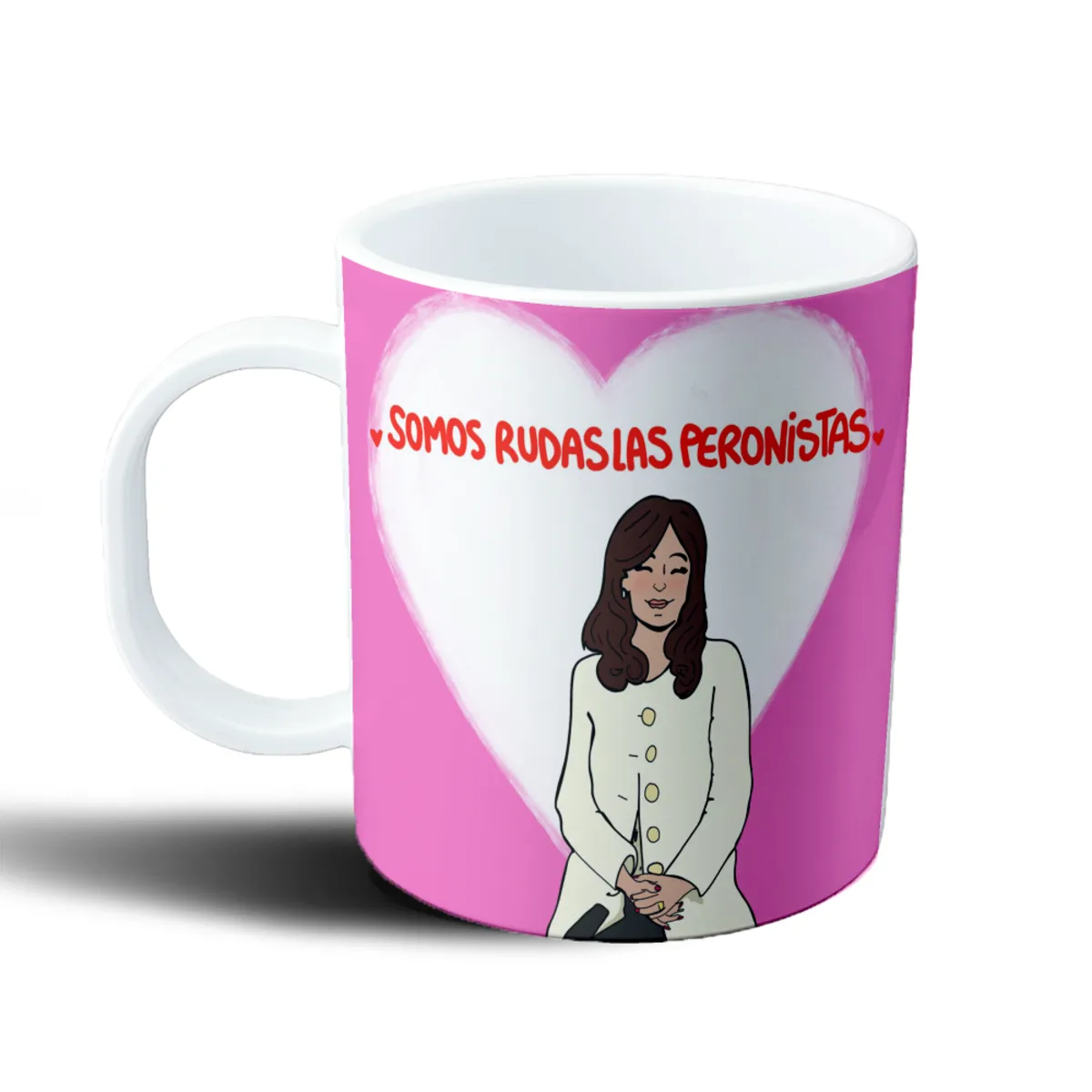 Taza de Plástico Cristina Somos Rudas las Peronistas - vista 2