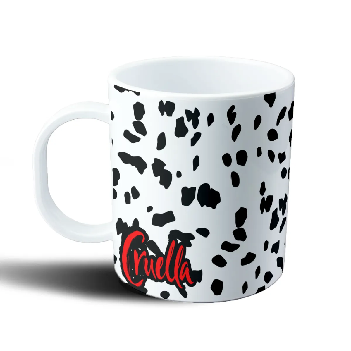 Taza de Plástico Cruella Manchas Dálmatas - vista 2