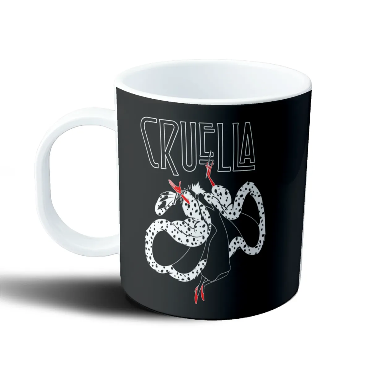 Taza de Plástico Cruella De Vil Dálmatas - vista 2