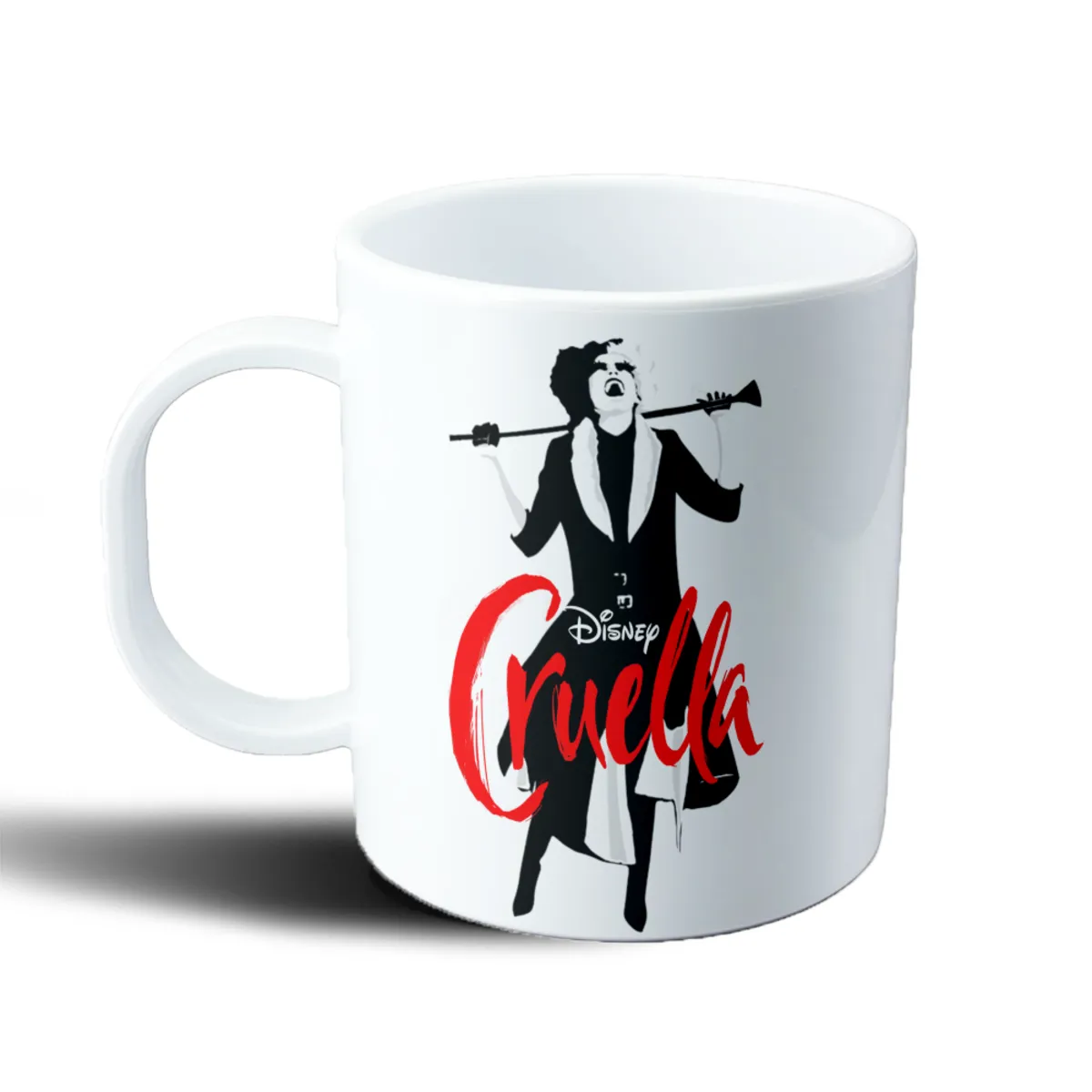 Taza de Plástico Cruella Disney Película Silueta - vista 2