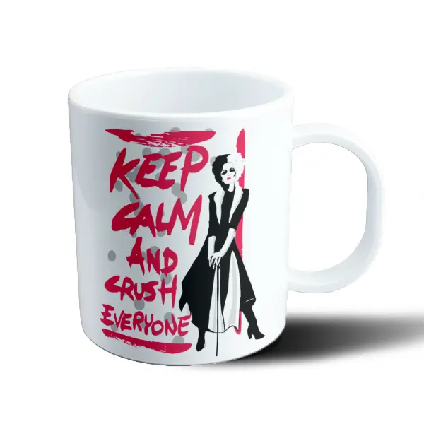 Taza de Plástico Cruella Keep Calm and Crush Everyone