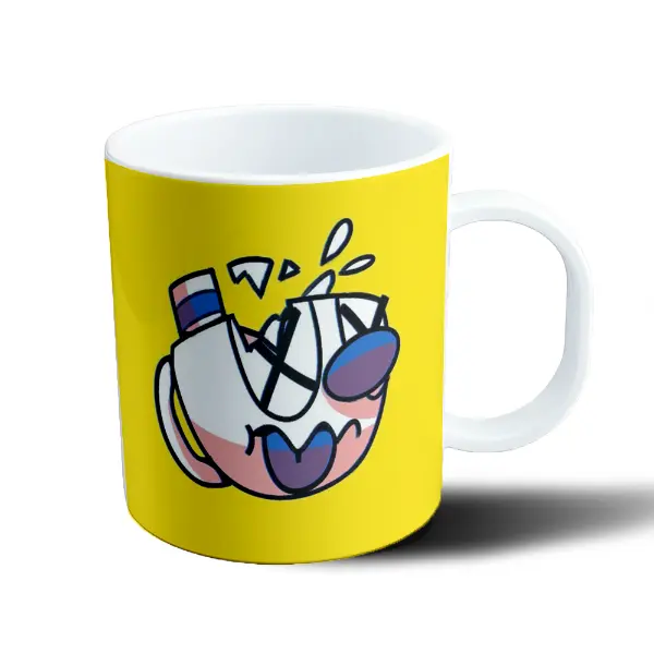 Taza de Plástico Cuphead Personaje Salpicado