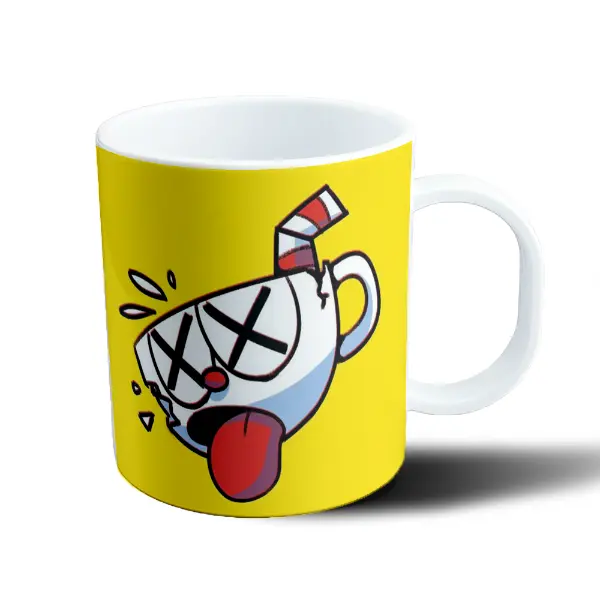 Taza de Plástico Cuphead Cara Sorprendida