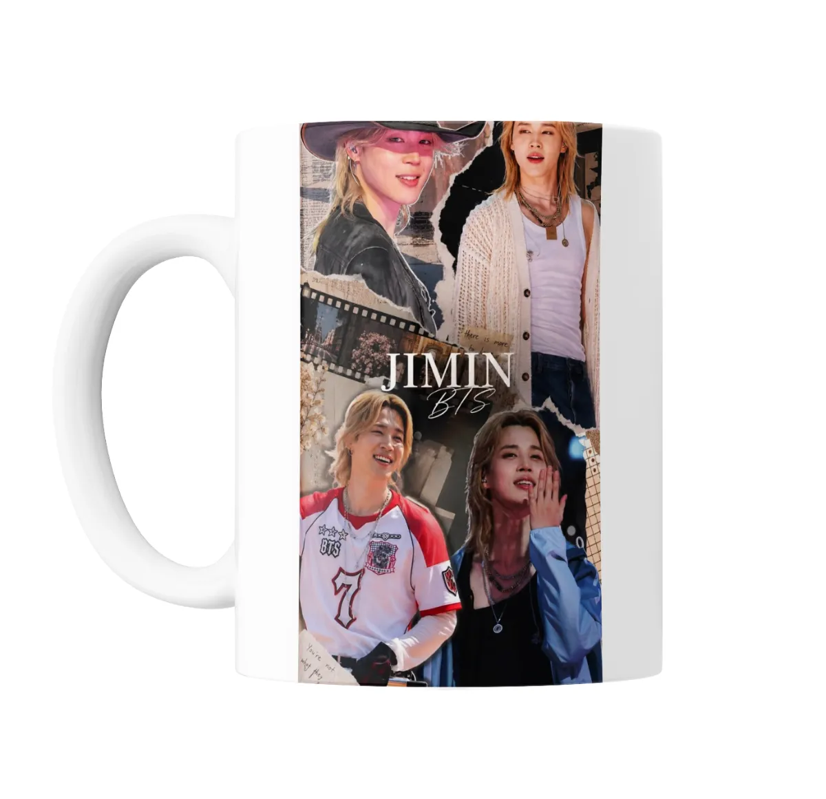 Taza de Cerámica BTS Jimin Collage - vista 2