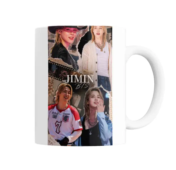 Taza de Cerámica BTS Jimin Collage
