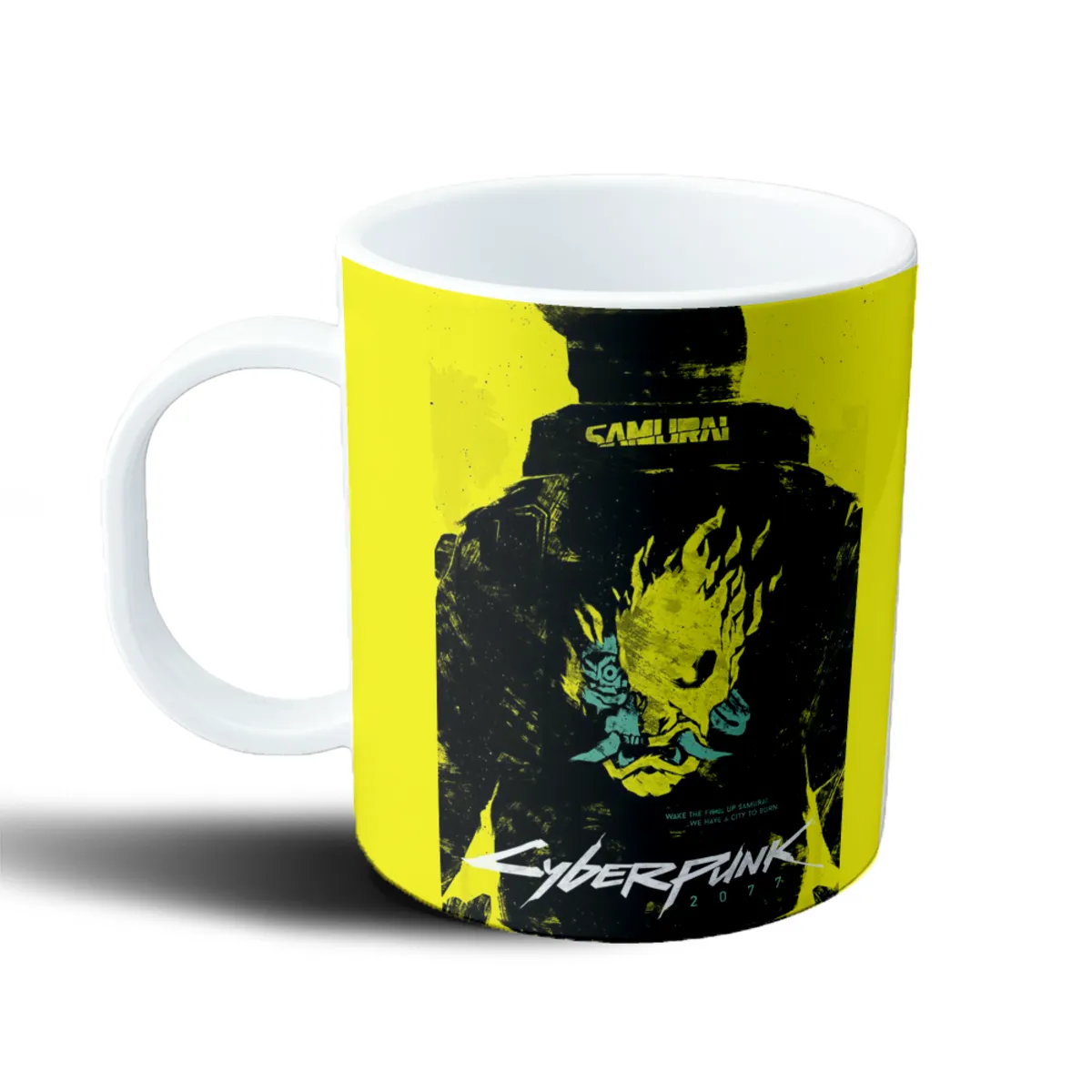 Taza de Plástico Cyberpunk 2077 Samurai Johnny Silverhand - vista 2