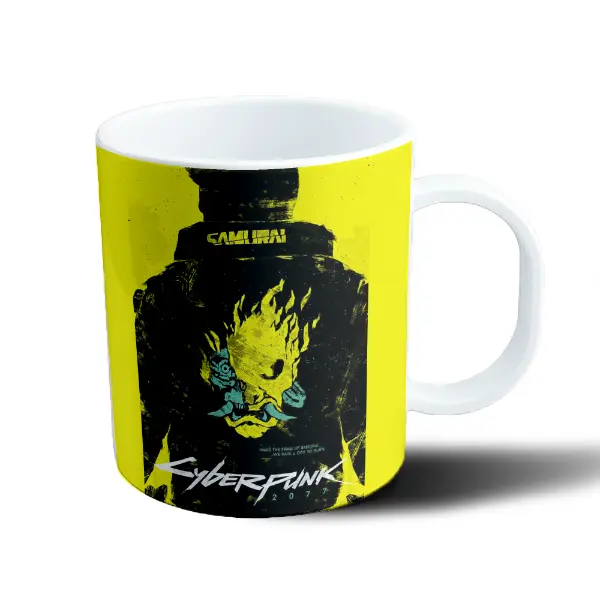 Taza de Plástico Cyberpunk 2077 Samurai Johnny Silverhand