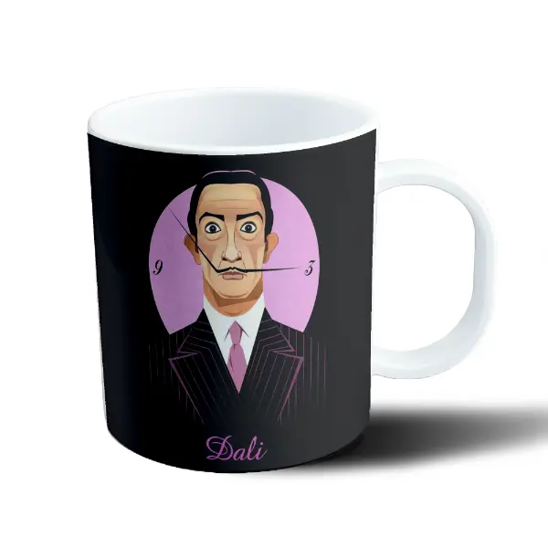 Taza de Plástico Dali Reloj Blando Estilizado