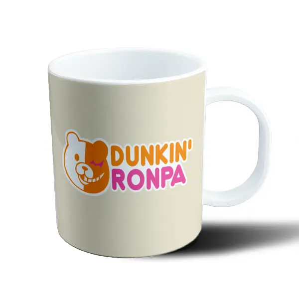 Taza de Plástico Danganronpa Monokuma Dunkin' Ronpa