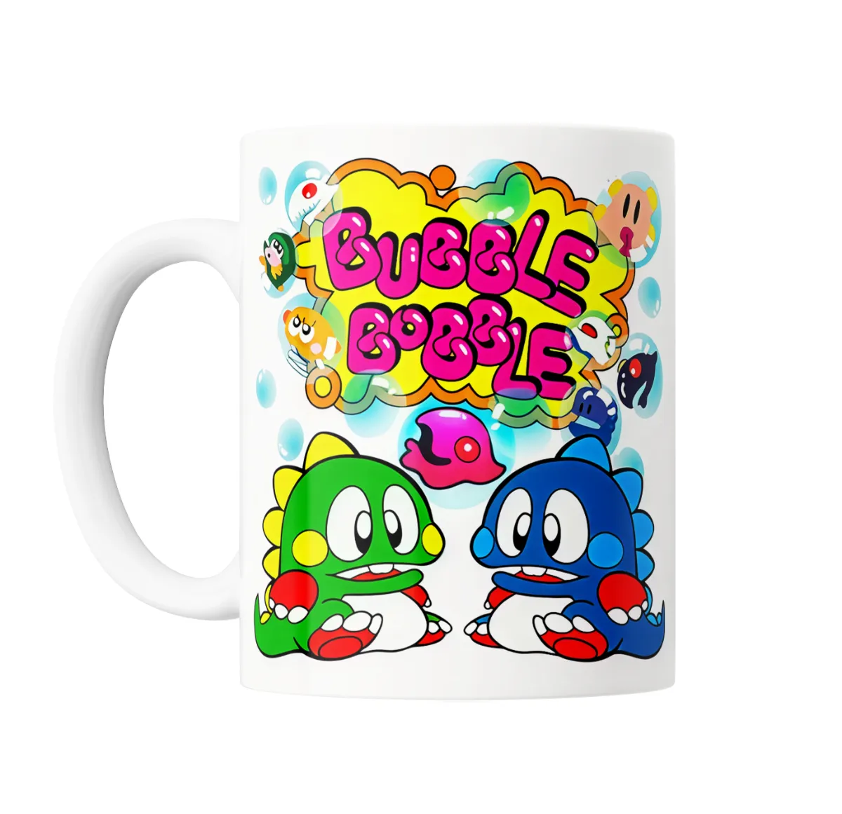 Taza de Cerámica BubbleBobble Bub y Bob - vista 2