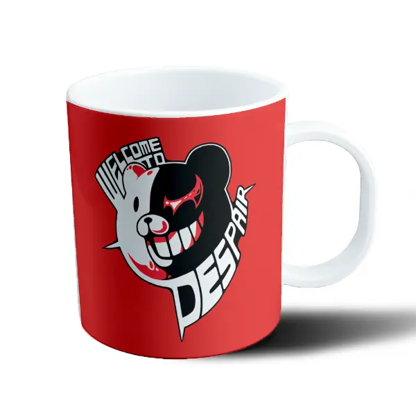 Taza de Plástico Danganronpa Monokuma Welcome to Despair