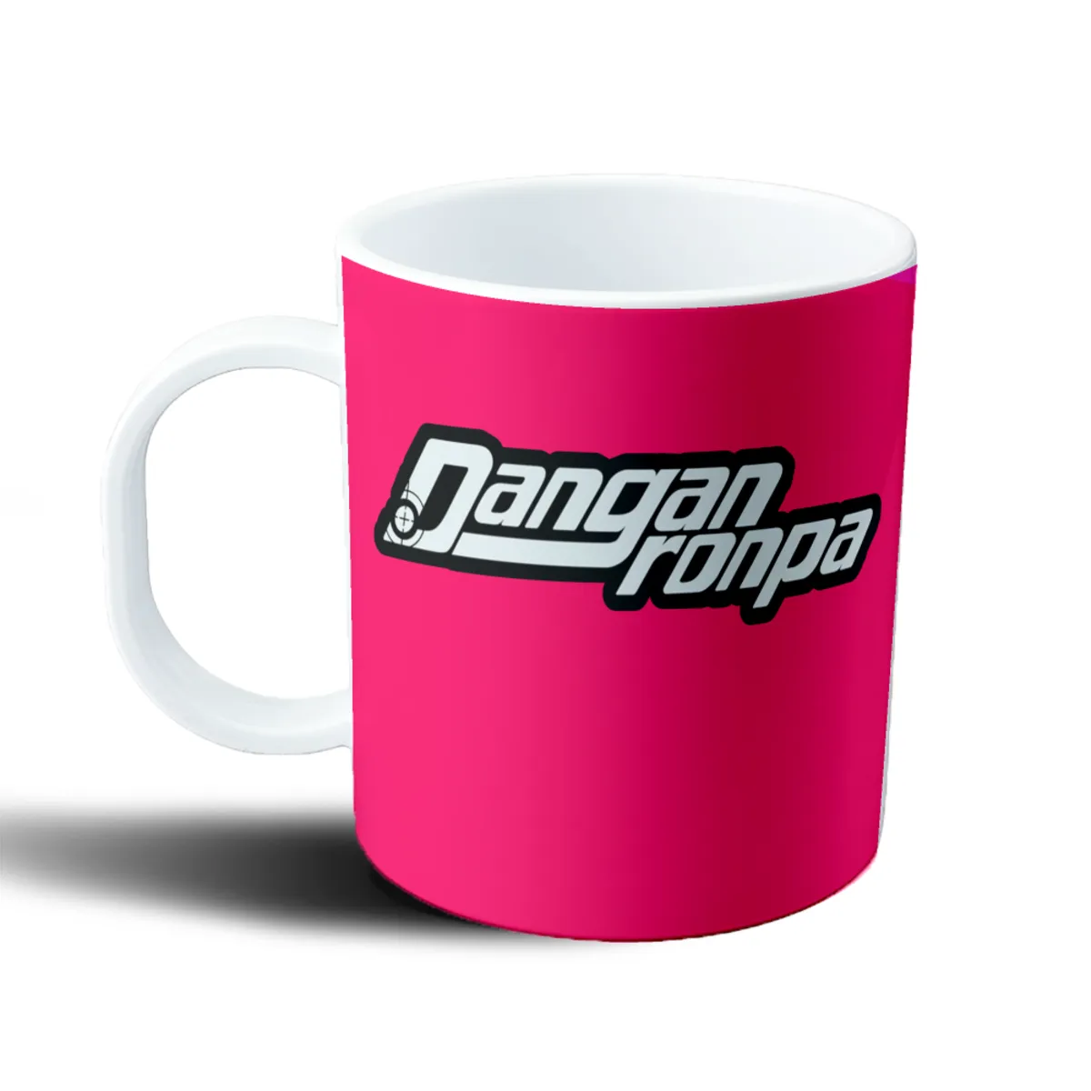 Taza de Plástico Danganronpa Chica Anime Dedo en los Labios - vista 2