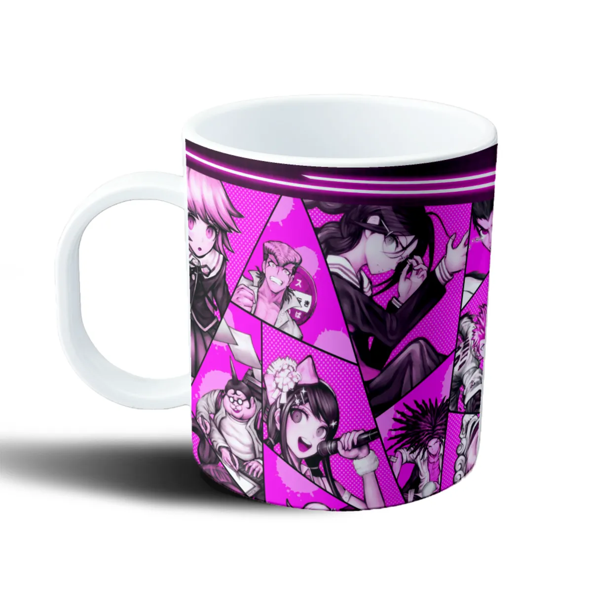 Taza de Plástico Danganronpa Nagito Komaeda Monokuma Kyoko - vista 2