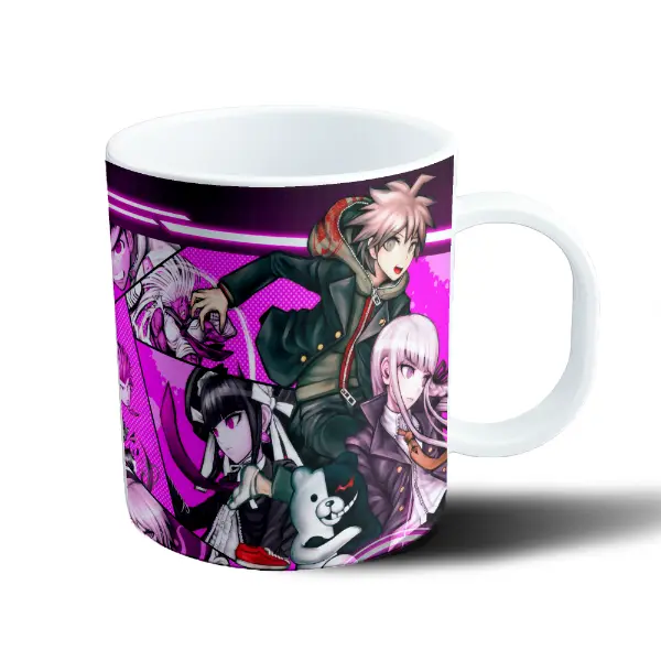 Taza de Plástico Danganronpa Nagito Komaeda Monokuma Kyoko