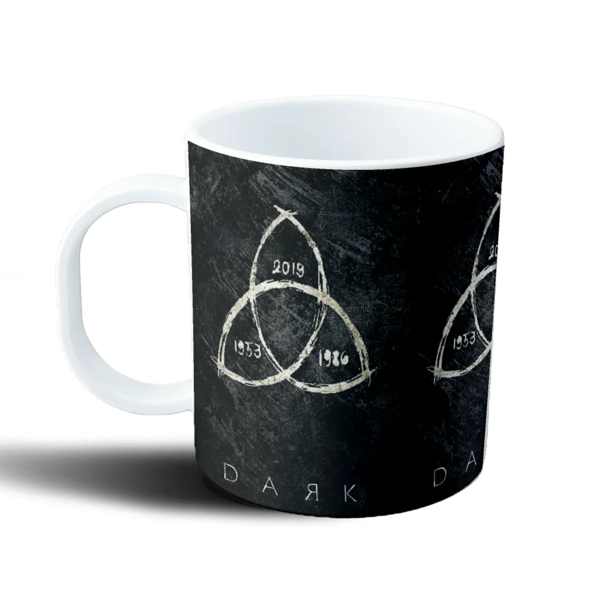 Taza de Plástico Dark Triquetra 2019 1986 1933 - vista 2
