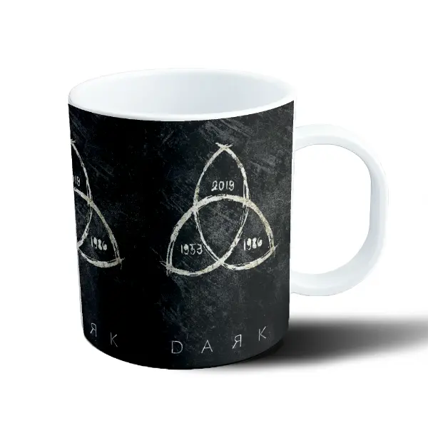 Taza de Plástico Dark Triquetra 2019 1986 1933