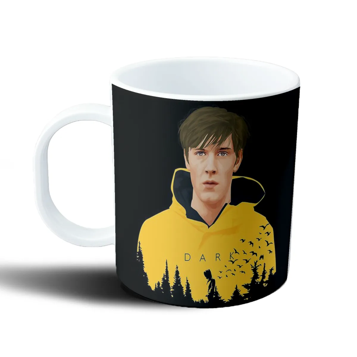 Taza de Plástico Dark Jonas Campera Amarilla - vista 2