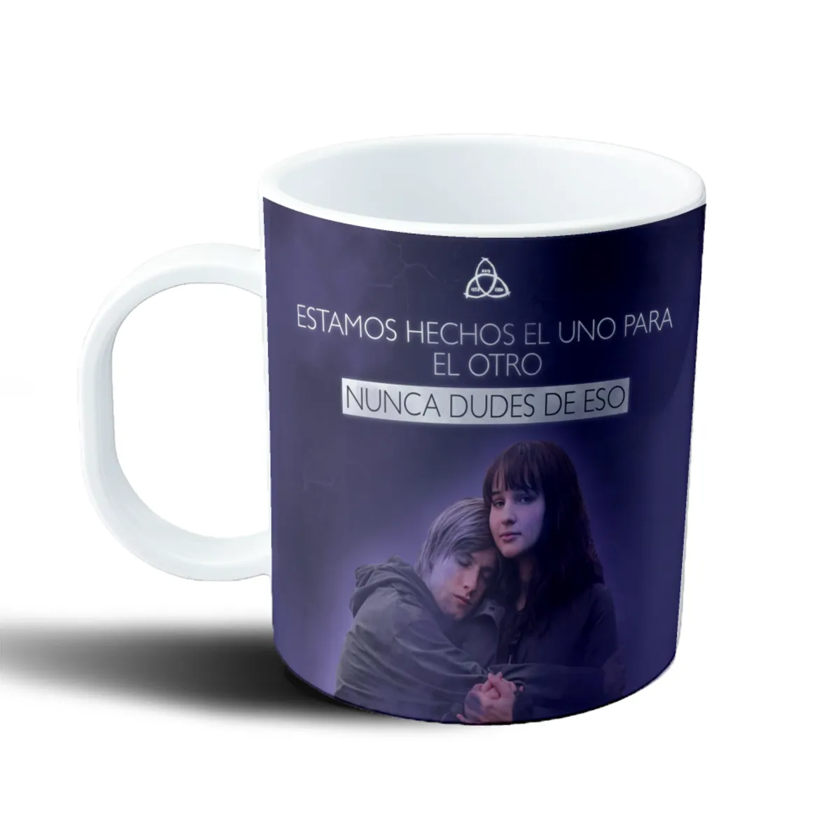 Taza de Plástico Dark Estamos hechos el uno para el otro - vista 2