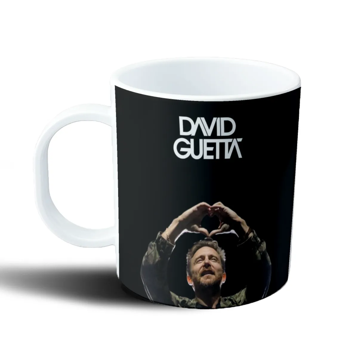 Taza de Plástico David Guetta Corazón - vista 2