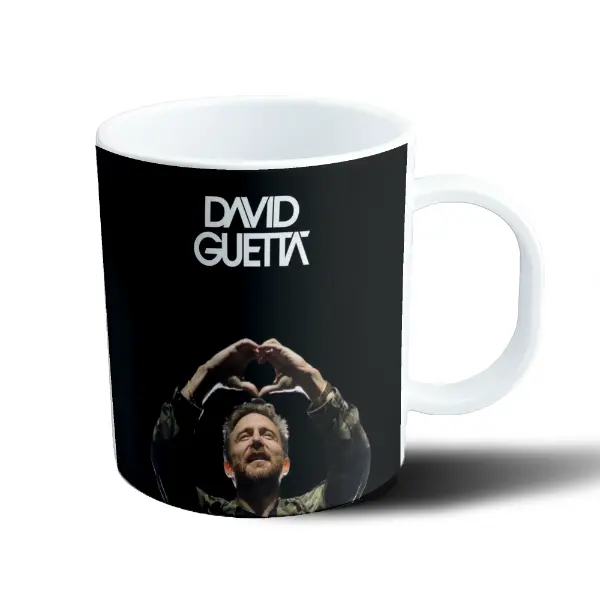 Taza de Plástico David Guetta Corazón