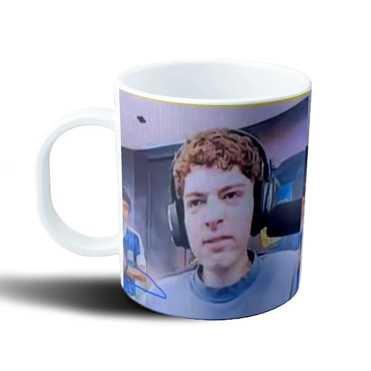 Taza de Plástico Davo Xeneize Foto Gamer con Auriculares - vista 2