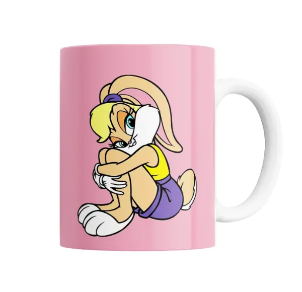 Taza de Cerámica Looney Tunes Lola Bunny sentada