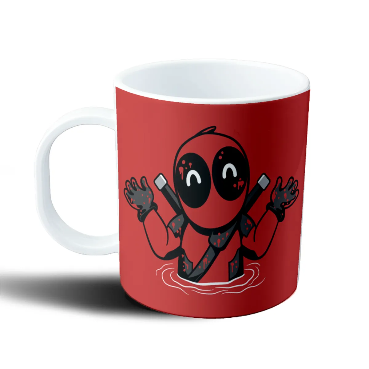 Taza de Plástico Deadpool Chibi Sangriento - vista 2