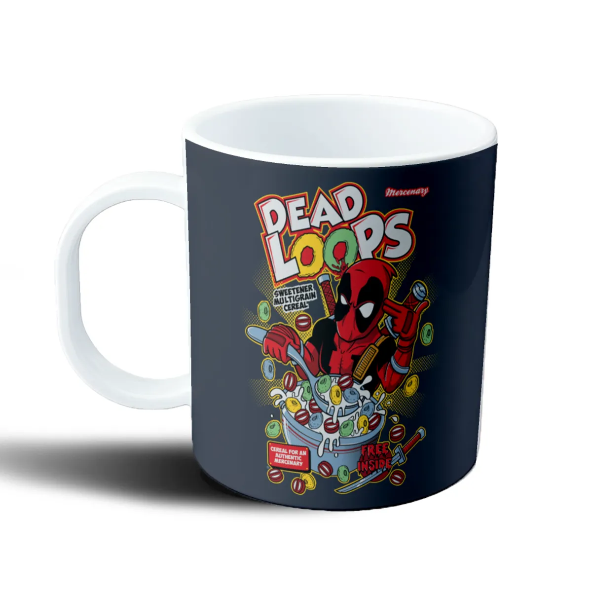 Taza de Plástico Deadpool Dead Loops Cereal - vista 2