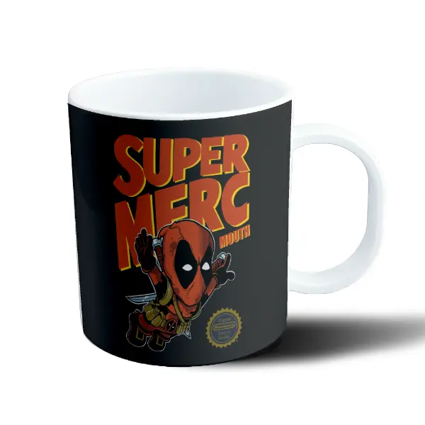 Taza de Plástico Deadpool Super Merc Mouth