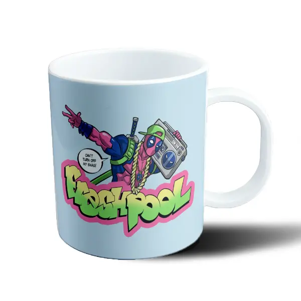 Taza de Plástico Deadpool Swag Graffiti con Boombox