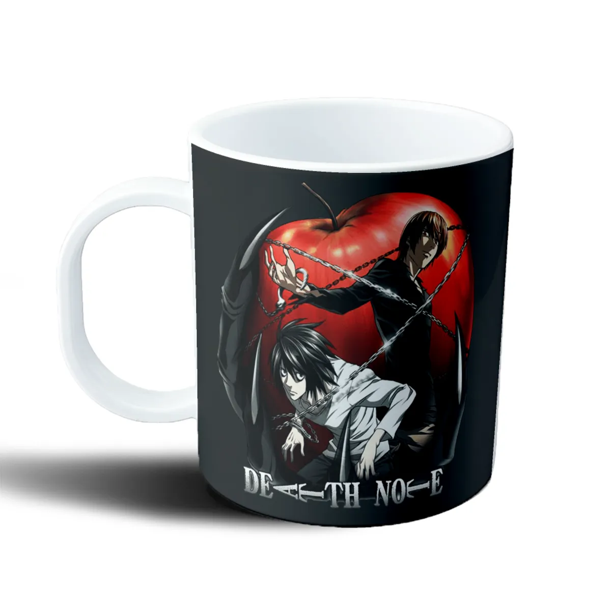 Taza de Plástico Death Note Light y L Manzana - vista 2