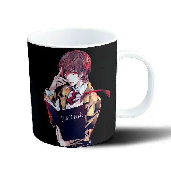 Taza de Plástico Death Note Light Yagami con Libreta