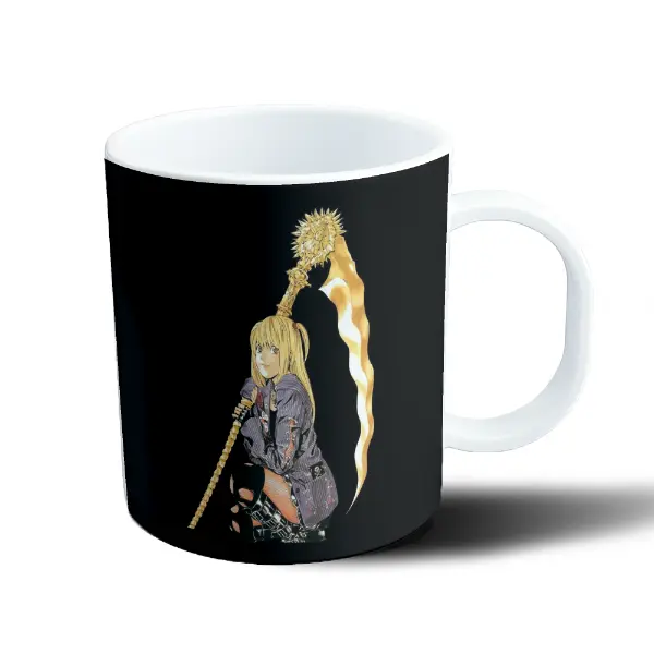 Taza de Plástico Death Note Misa Amane con Shinigami