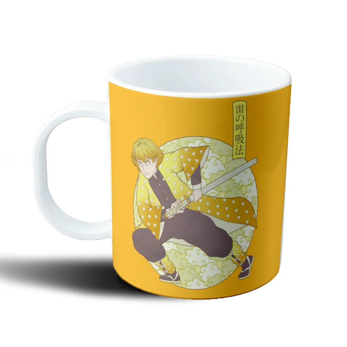 Taza de Plástico Demon Slayer Zenitsu Respiración del Trueno - vista 2
