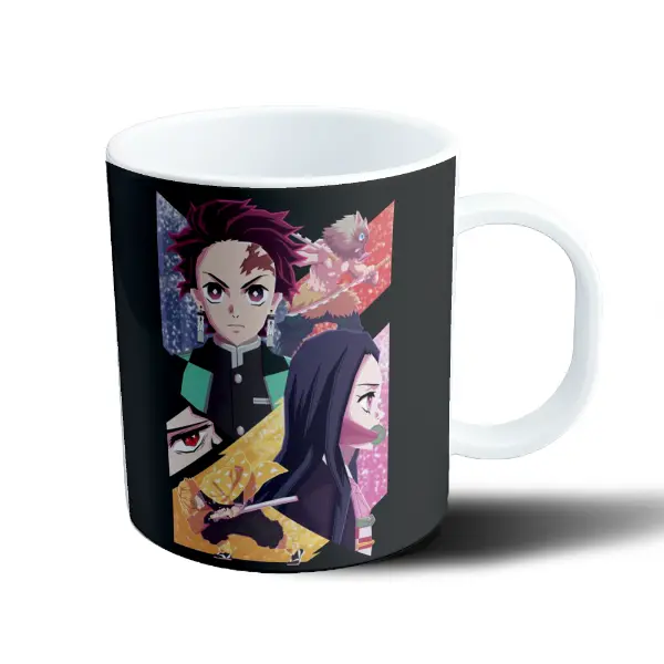 Taza de Plástico Demon Slayer Tanjiro Nezuko Zenitsu Inosuke