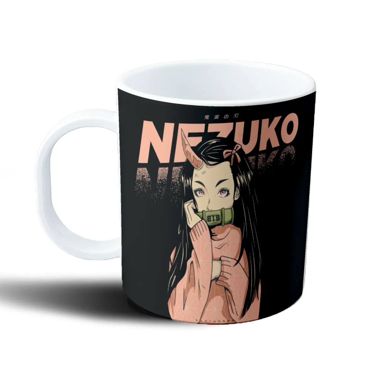 Taza de Plástico Demon Slayer Nezuko Kamado Bambú - vista 2