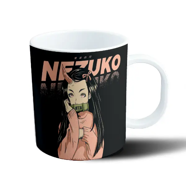 Taza de Plástico Demon Slayer Nezuko Kamado Bambú