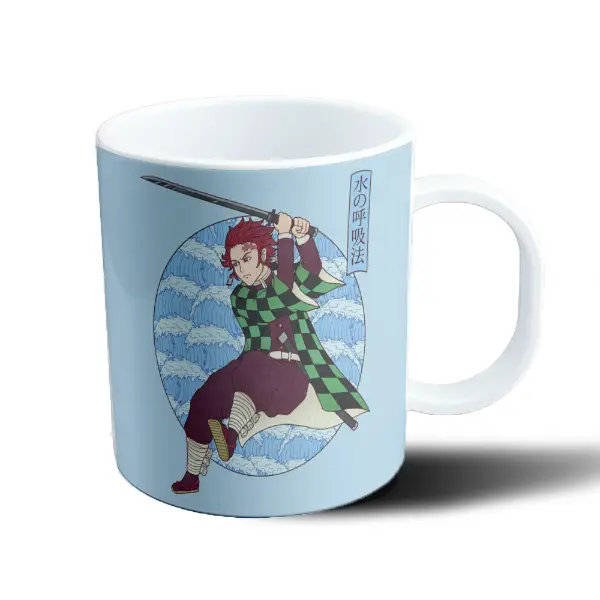 Taza de Plástico Demon Slayer Tanjiro Respiración del Agua