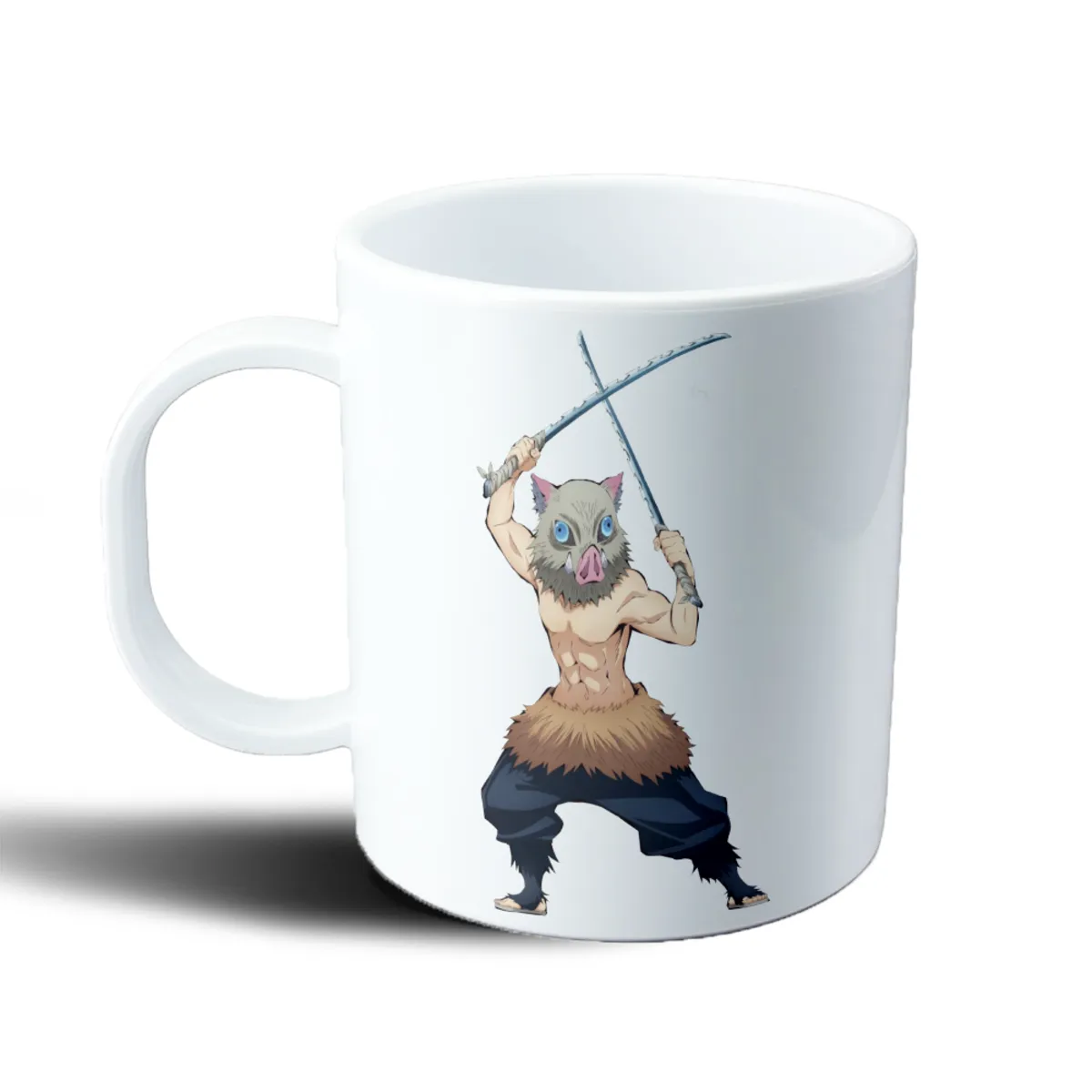 Taza de Plástico Demon Slayer Inosuke Hashibira con espadas - vista 2