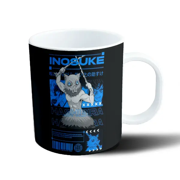 Taza de Plástico Demon Slayer Inosuke Hashibira