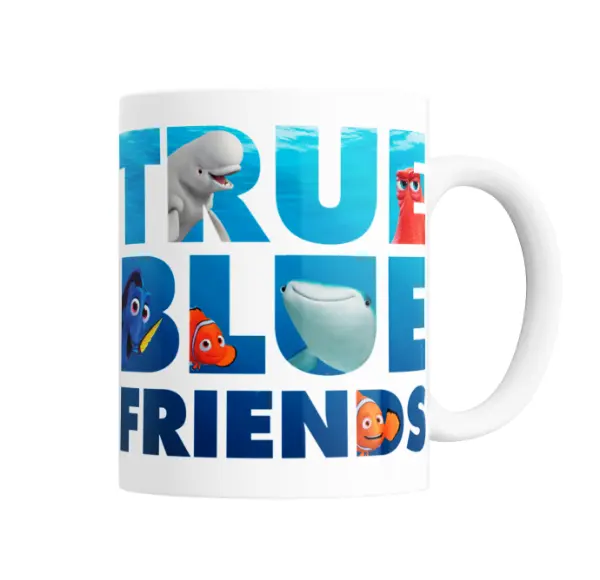 Taza de Cerámica Buscando a Dory True Blue Friends