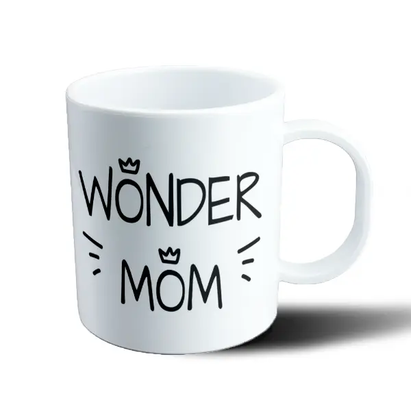 Taza de Plástico Wonder Mom Día de la Madre