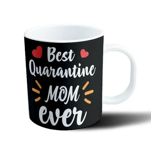 Taza de Plástico Best Quarantine Mom Ever