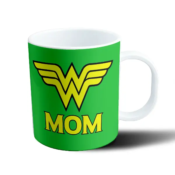 Taza de Plástico Mujer Maravilla Mom